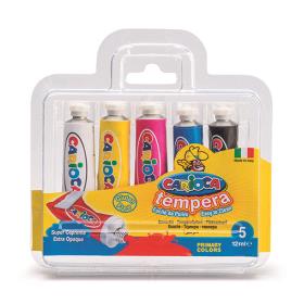 CARIOCA 5 Tubos guache extra-fino 12ml .