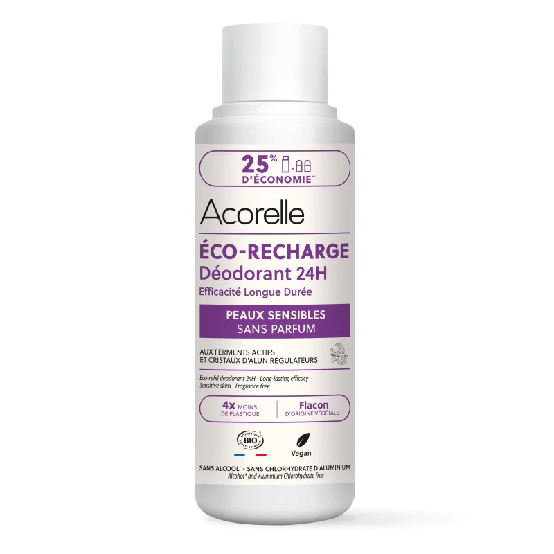 Acorelle Recarga Desodorizante 24h longa duração - Pele Sensível