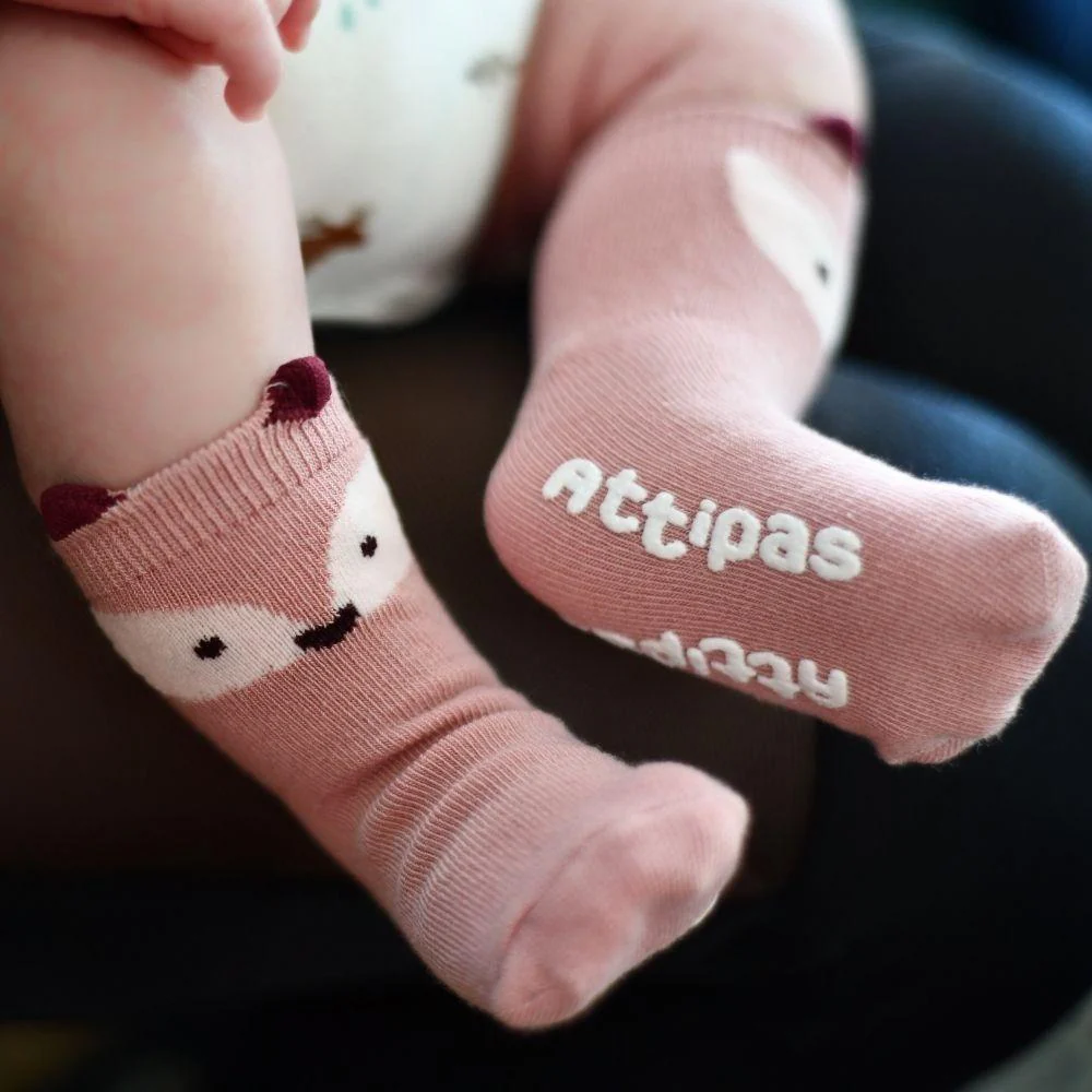 Attipas ATTISOCKS meias antiderrapante  animais 2 pares Tamanho L - Image 2
