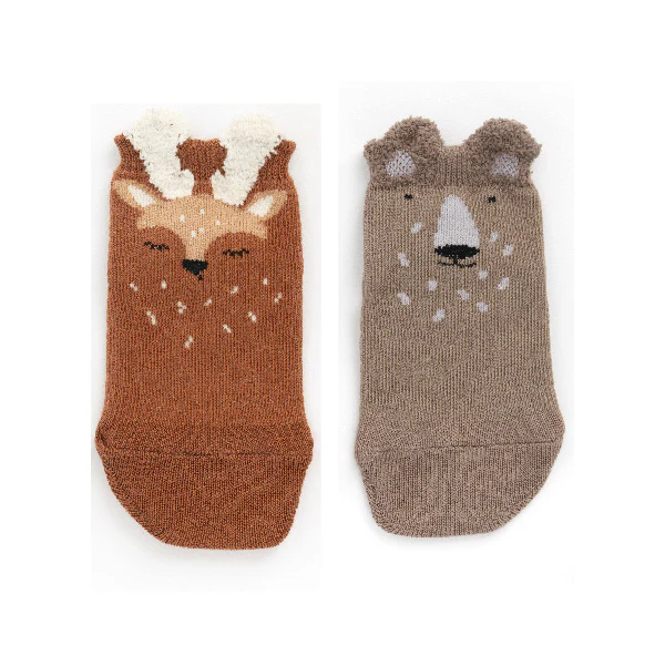 Attipas ATTISOCKS meias antiderrapante  animais 2 pares Tamanho L - Image 5