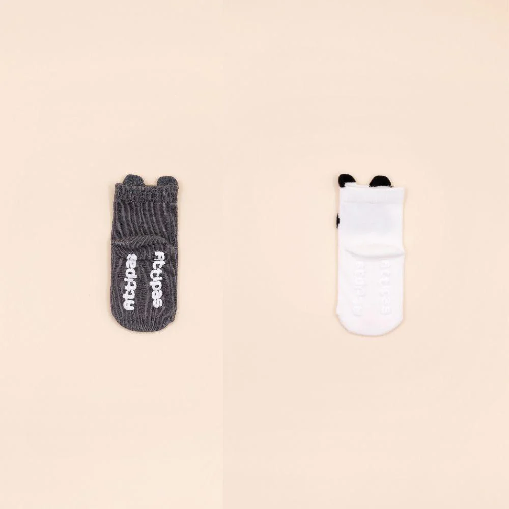 Attipas ATTISOCKS meias antiderrapante  animais 2 pares Tamanho M - Image 3