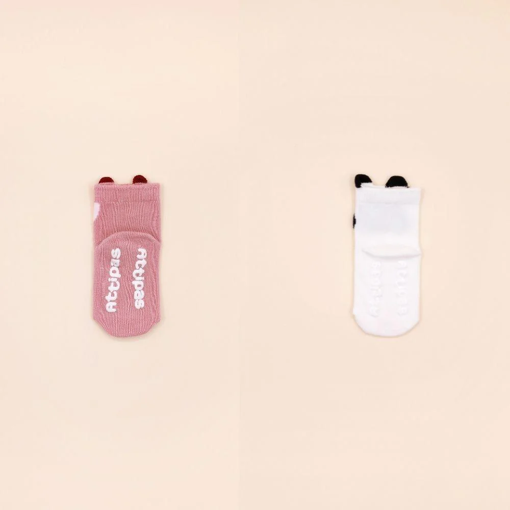 Attipas ATTISOCKS meias antiderrapante  animais 2 pares Tamanho M - Image 5