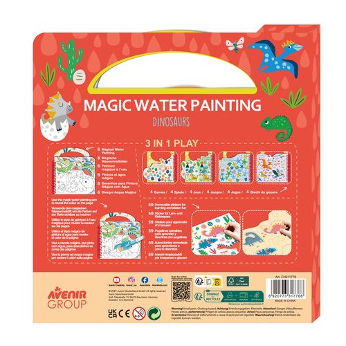 Avenir Autocolantes Reposicionáveis e pinturas com água e atividades - Image 2