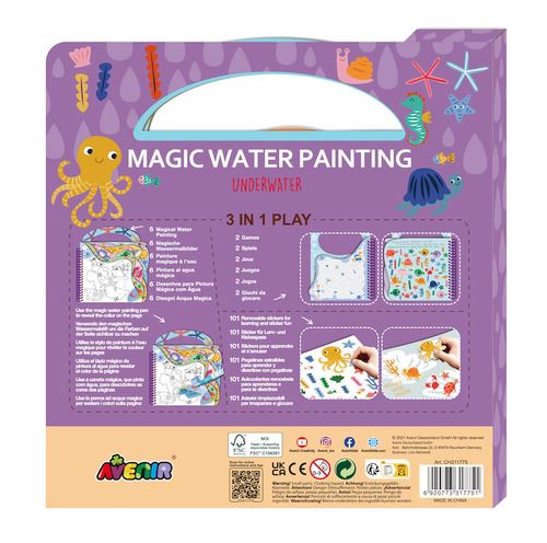 Avenir Autocolantes Reposicionáveis e pinturas com água e atividades - Image 3