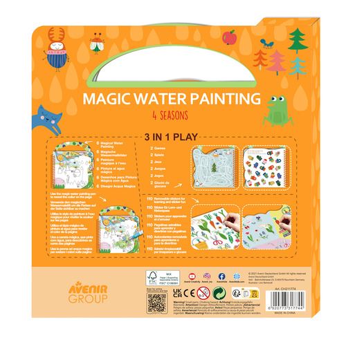 Avenir Autocolantes Reposicionáveis e pinturas com água e atividades - Image 4