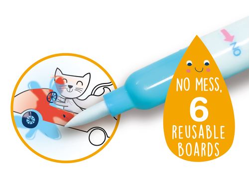 Avenir Autocolantes Reposicionáveis e pinturas com água e atividades - Image 9