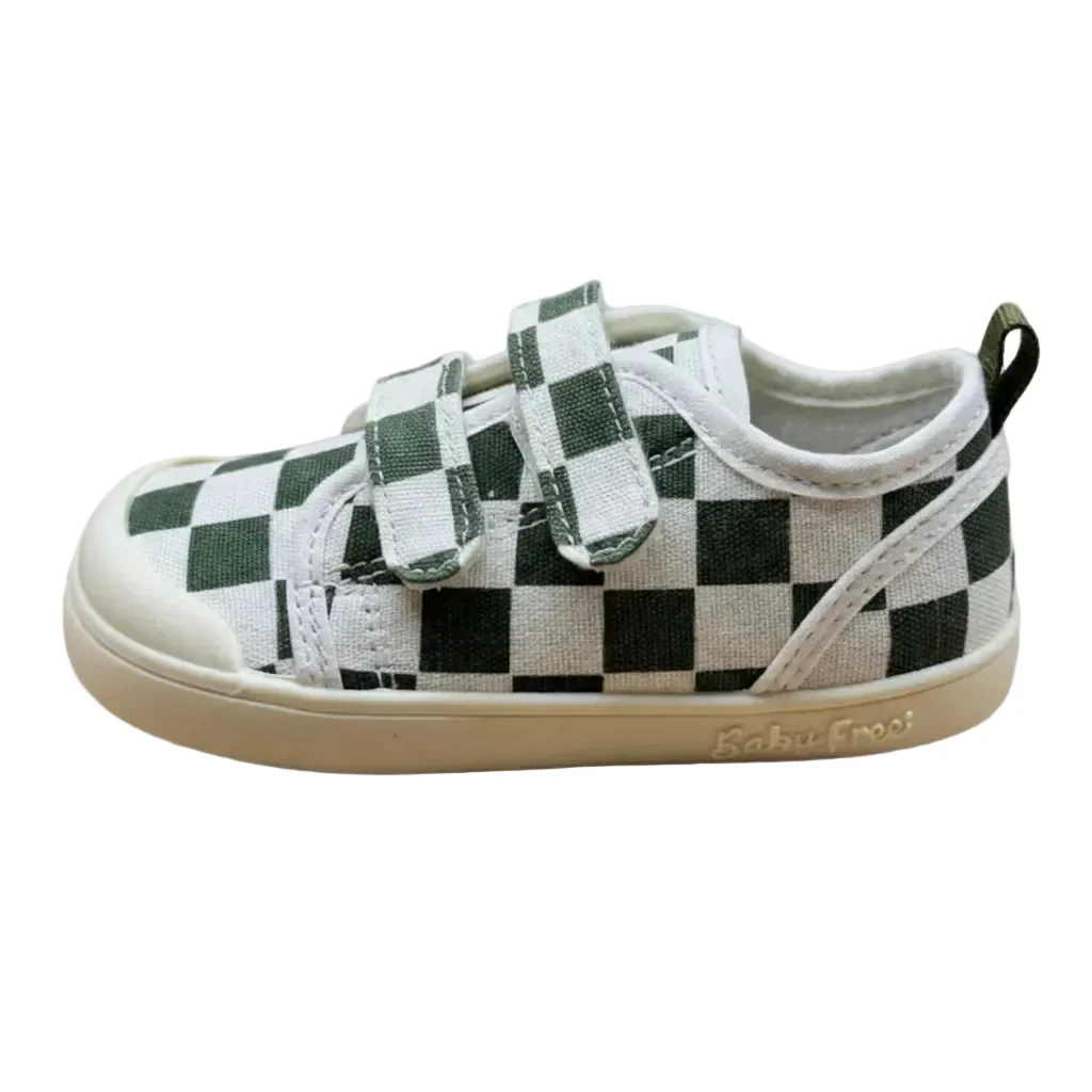 BabyFree Barefoot Sapatilha Lona Verde - Image 3