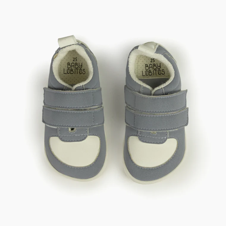 Baby Lobitos Barefoot Sapatilhas Sneakers Ceniza - Image 3