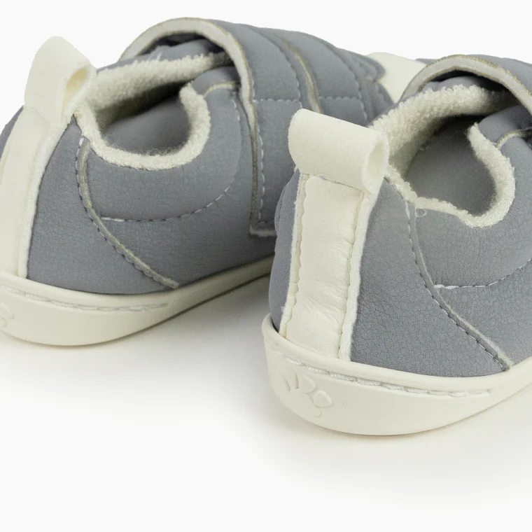 Baby Lobitos Barefoot Sapatilhas Sneakers Ceniza - Image 4