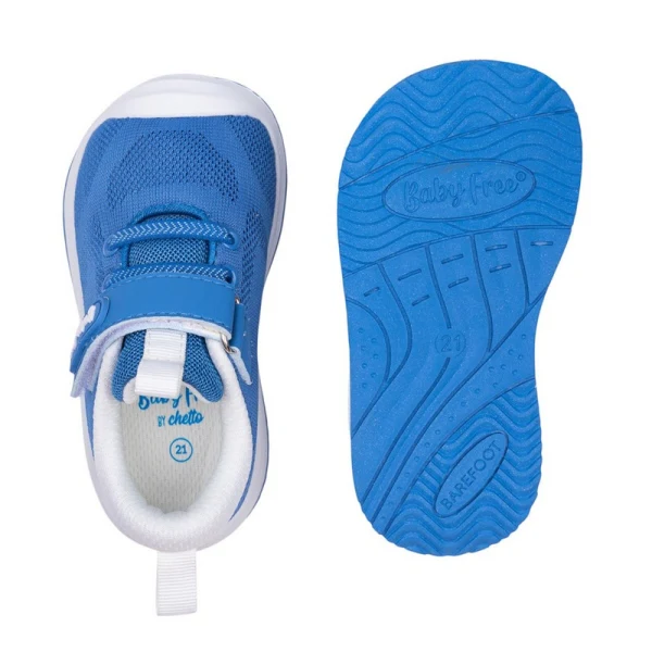 BabyFree Barefoot Sapatilha Azul Forte - Image 3