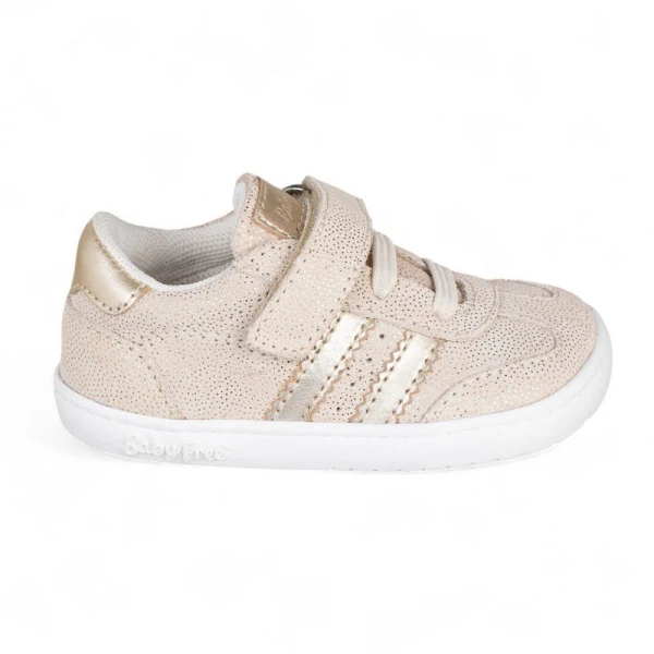 BabyFree Barefoot Sapatilha Beige (Oro) com elásticos