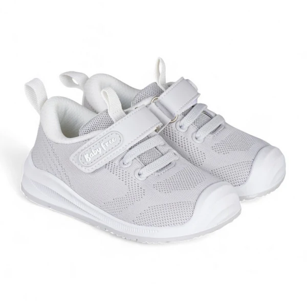 BabyFree Barefoot Sapatilha Gris - Image 2
