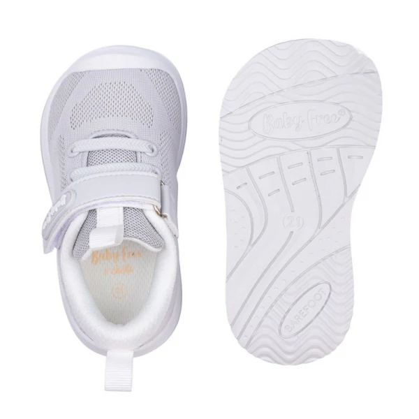 BabyFree Barefoot Sapatilha Gris - Image 3