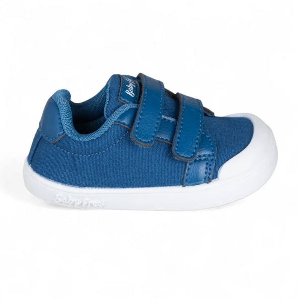 BabyFree Barefoot Sapatilha Lona Azul