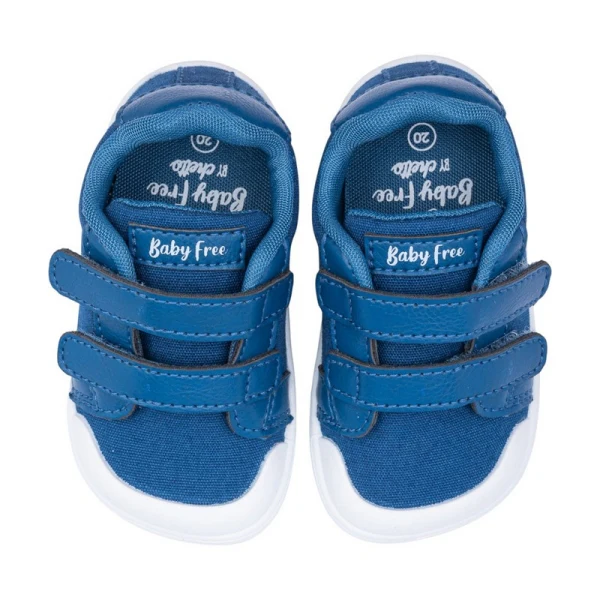 BabyFree Barefoot Sapatilha Lona Azul - Image 3