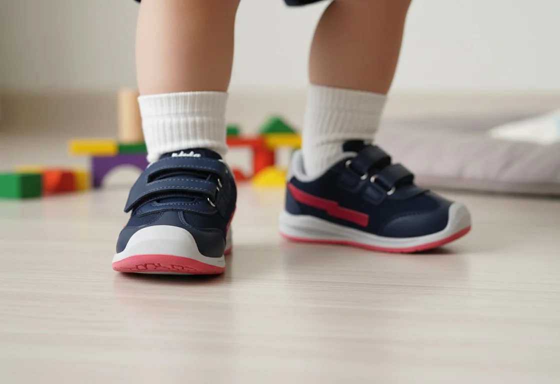 BabyFree Barefoot Sapatilha Azul Marinho com Velcro - Image 4