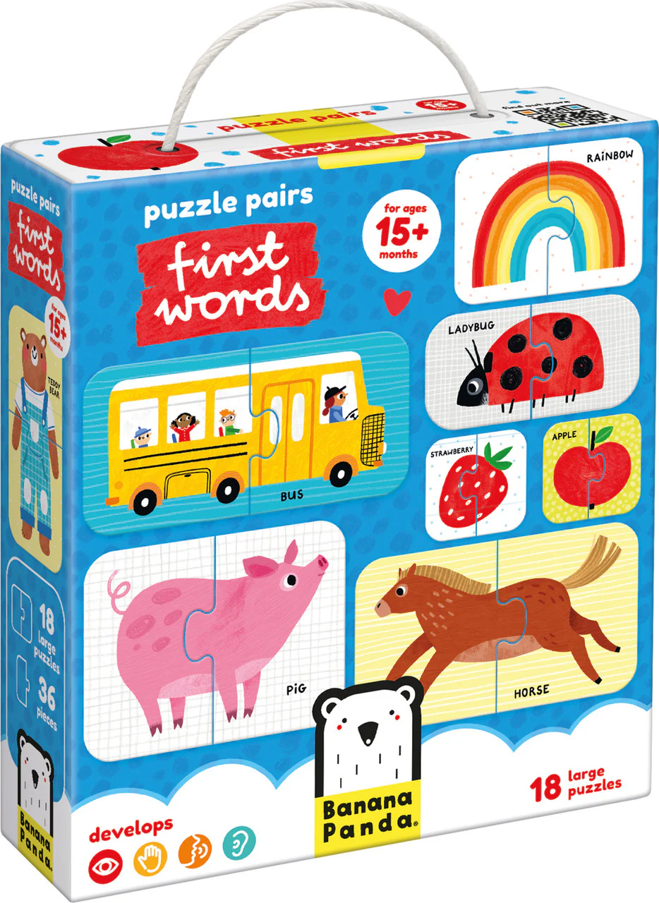 Banana Panda Puzzle Pairs - First Words