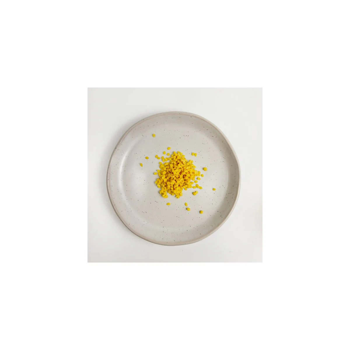 BEESWAX BEADS CERTIFIED ORGANIC, Amarelo Natural  cera abelhas