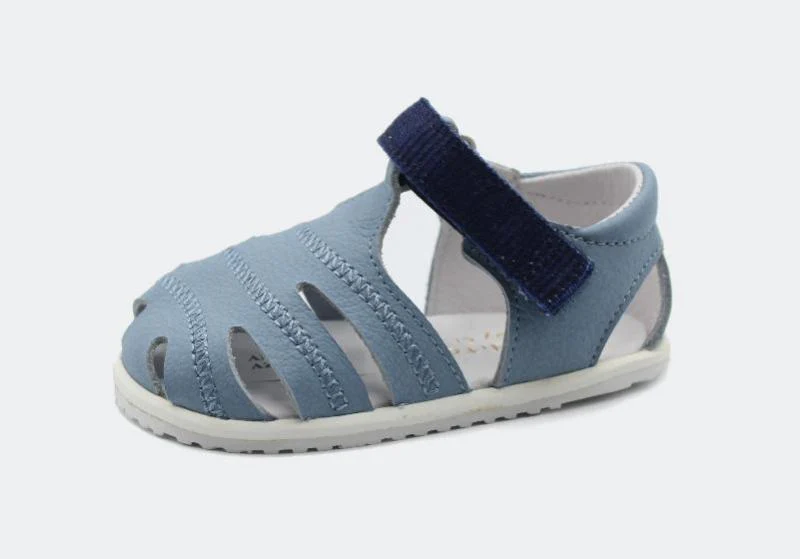 Blanditos by Crio´s Sandália Minimalista Amarra Azul