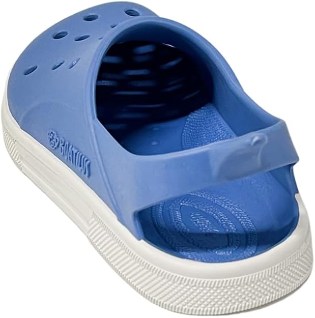 Boatilus - Sandália Minimalista Praia/Piscina Cloggy Jeans e Branco - Image 2