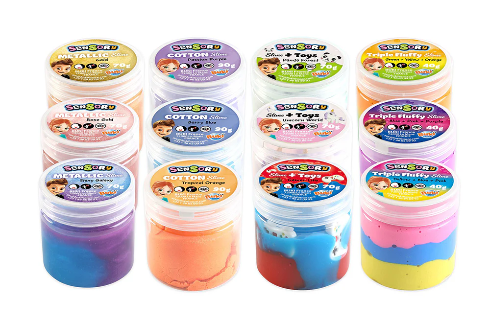 Buki Boião individual de Slime Sensorial