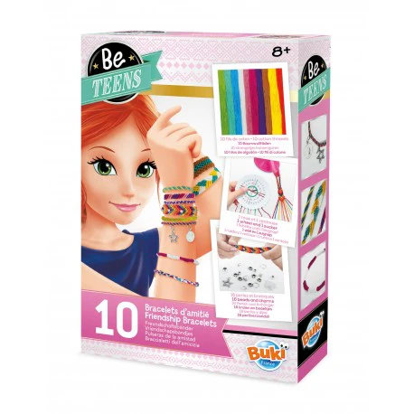 Buki Constrói Pulseiras da amizade menina