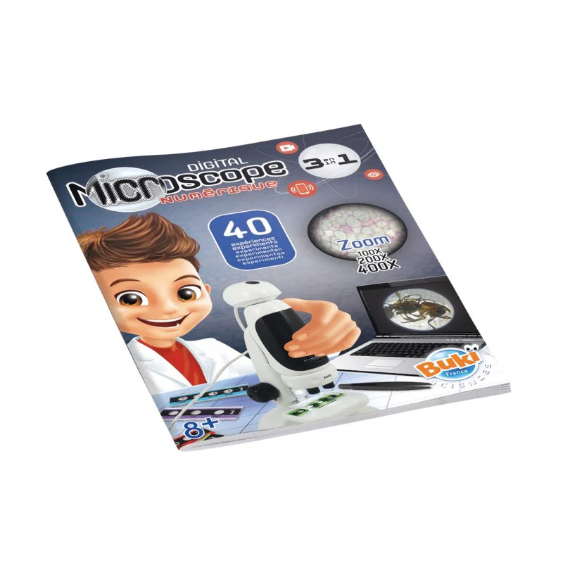 Buki Microscópio 400x vídeo digital pc/telef./USB - Image 3