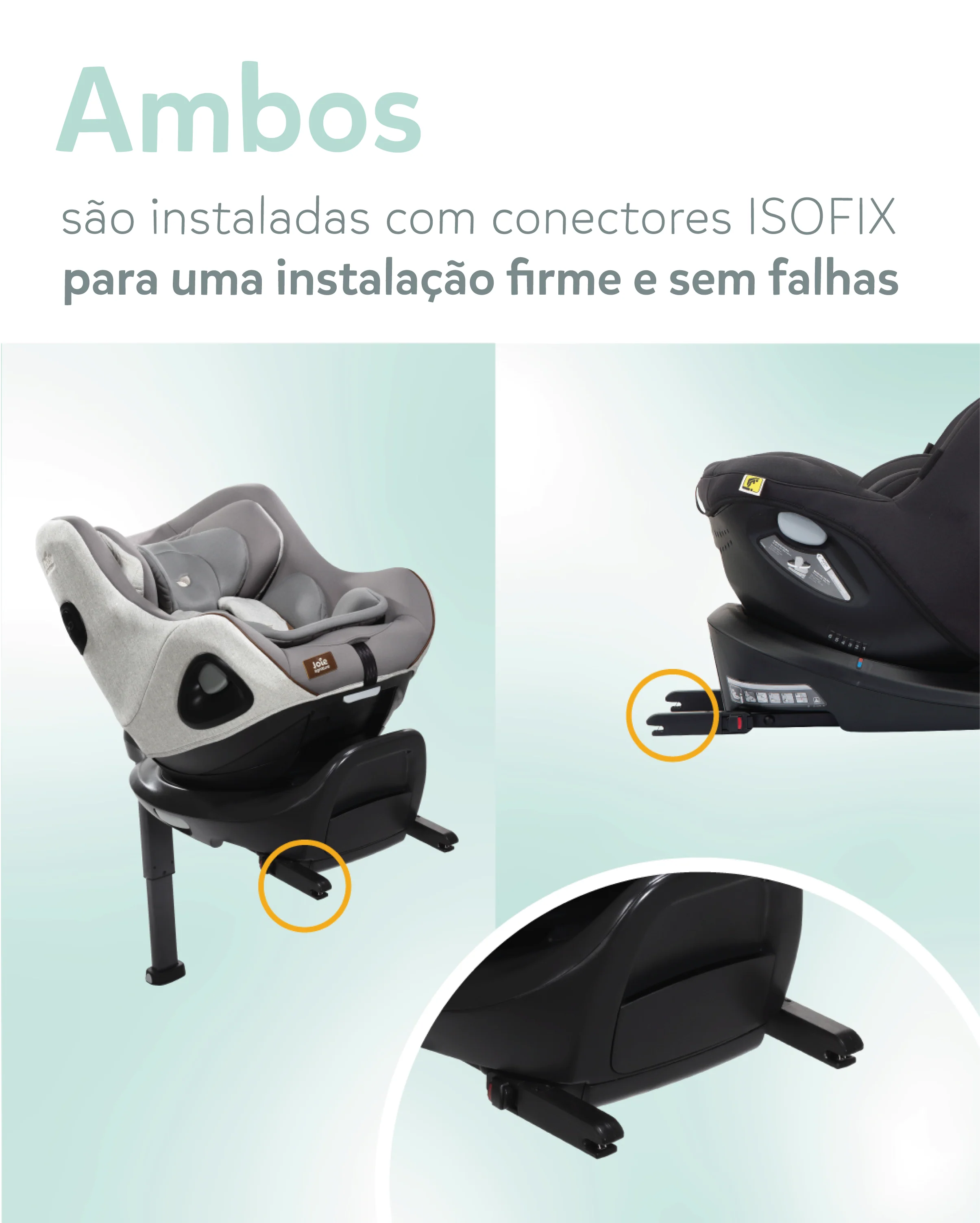 Cadeira auto Joie i-Spin 360 | 40cm - 105cm MESH EDITION * fim de maio - Image 25
