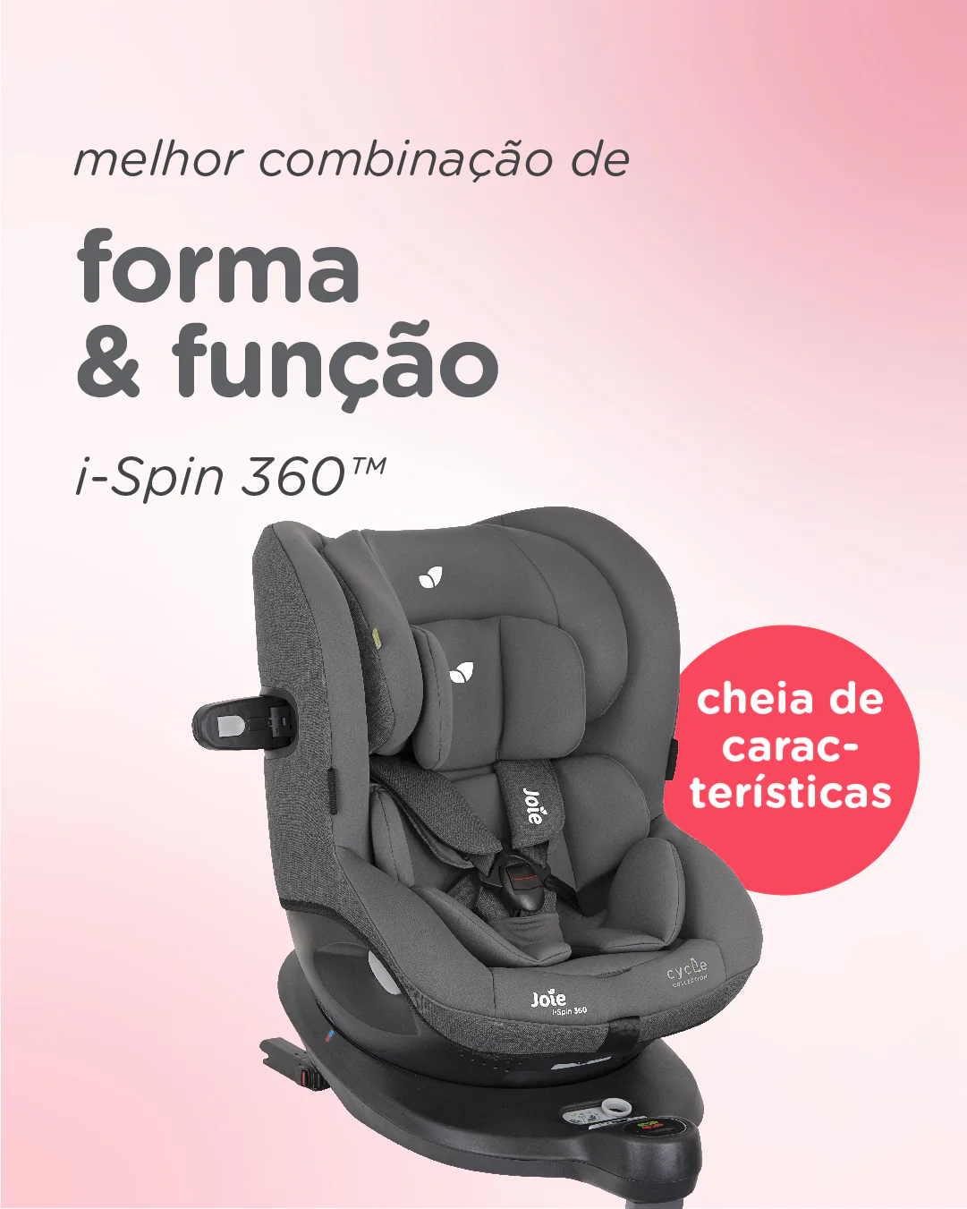 Cadeira auto Joie i-Spin 360 | 40cm - 105cm MESH EDITION * fim de maio - Image 29