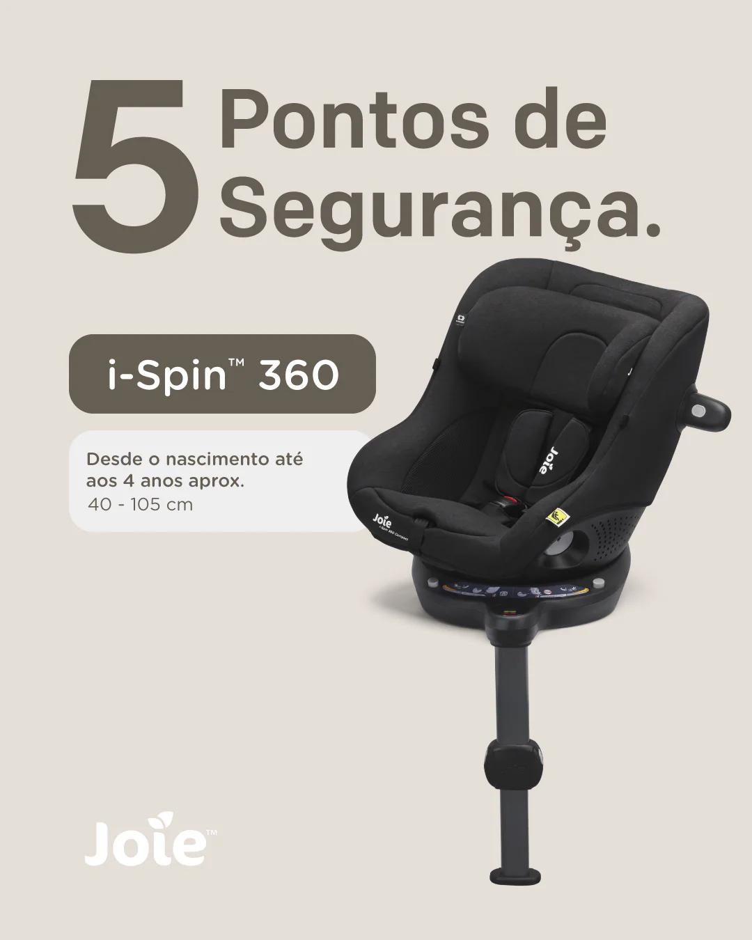 Cadeira auto Joie i-Spin 360 | 40cm - 105cm MESH EDITION * fim de maio - Image 44