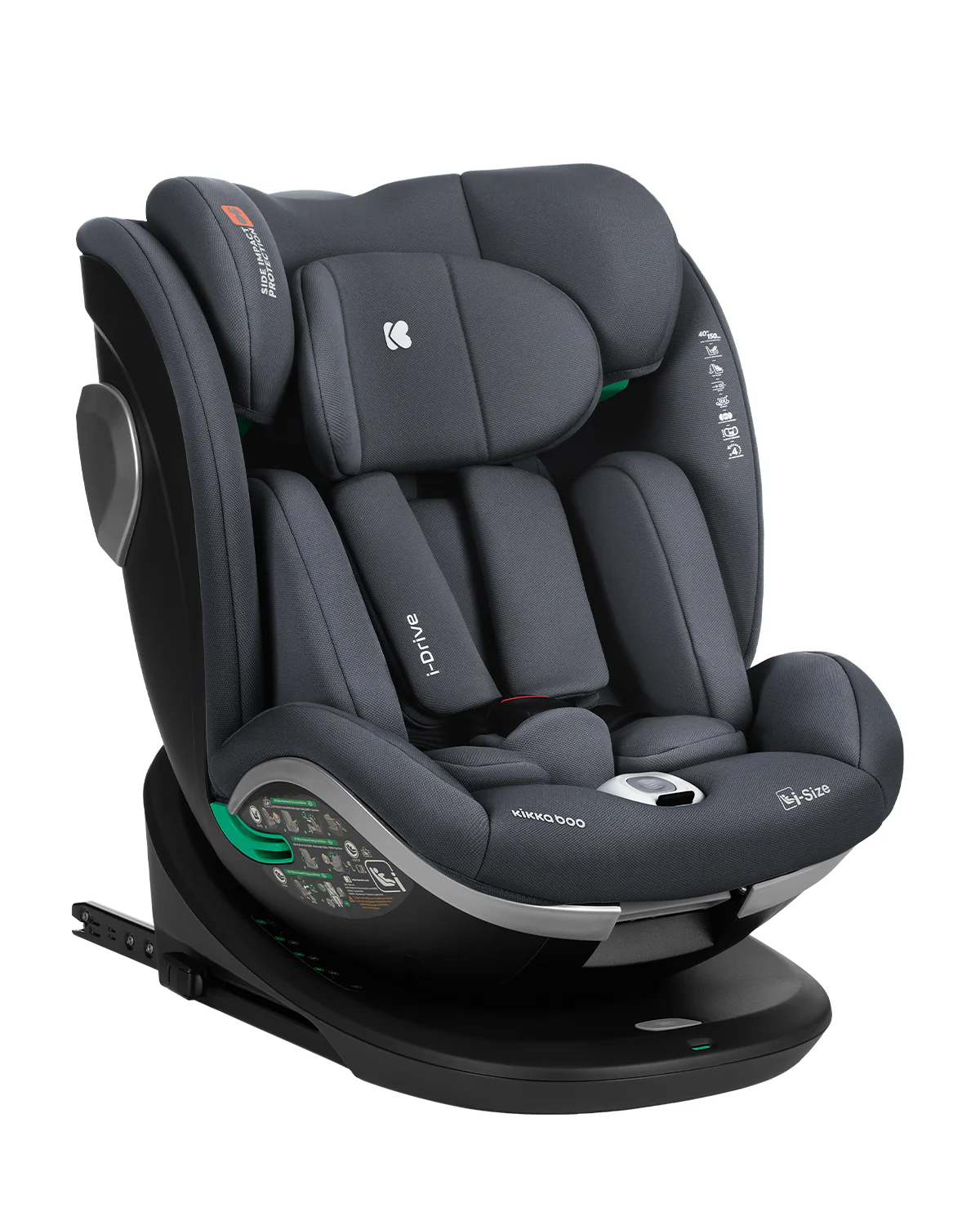 Cadeira Auto multigrupos Kikkaboo i-Drive  40-150 - Image 10