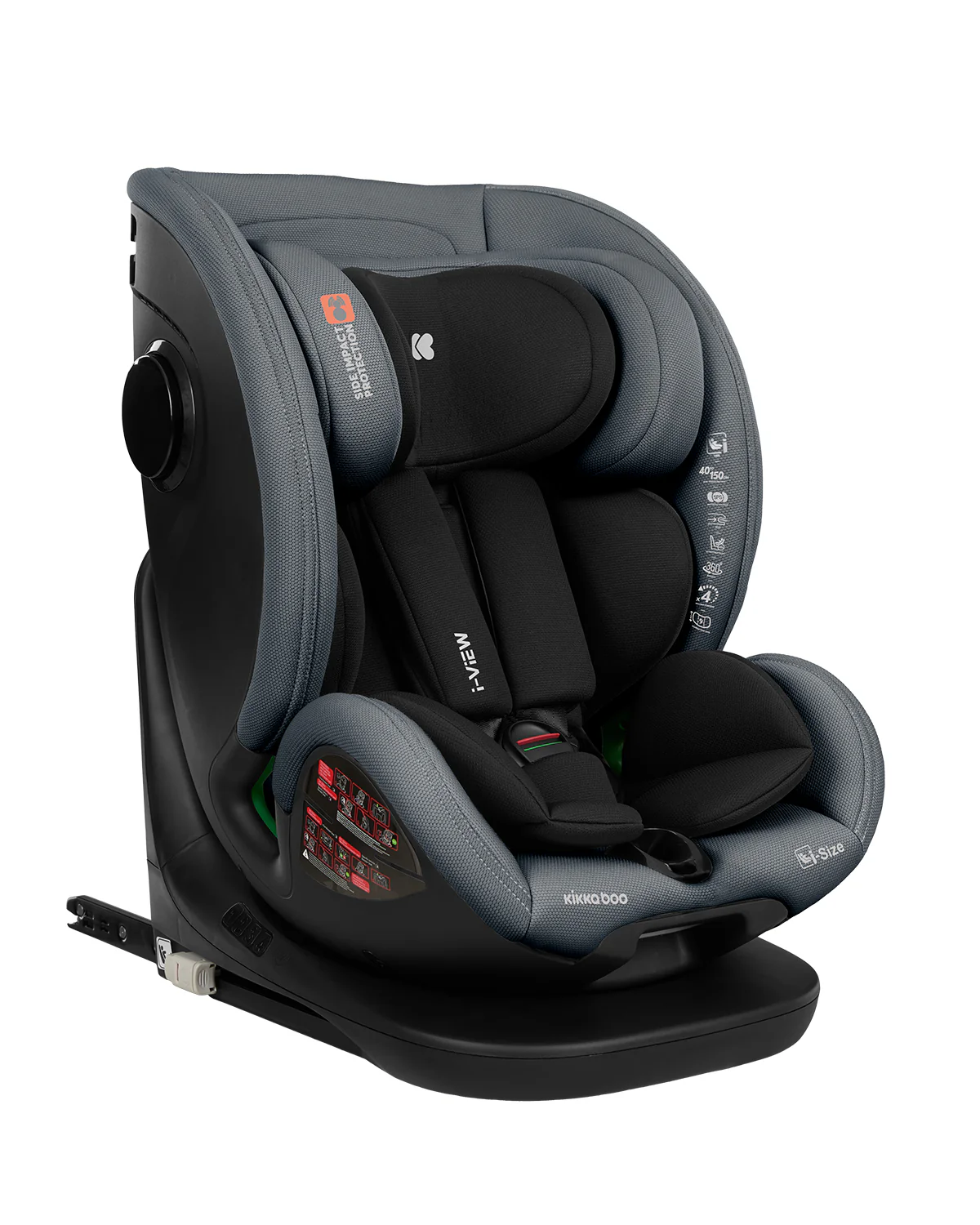 Cadeira Auto multigrupos Kikkaboo i-View  40-150