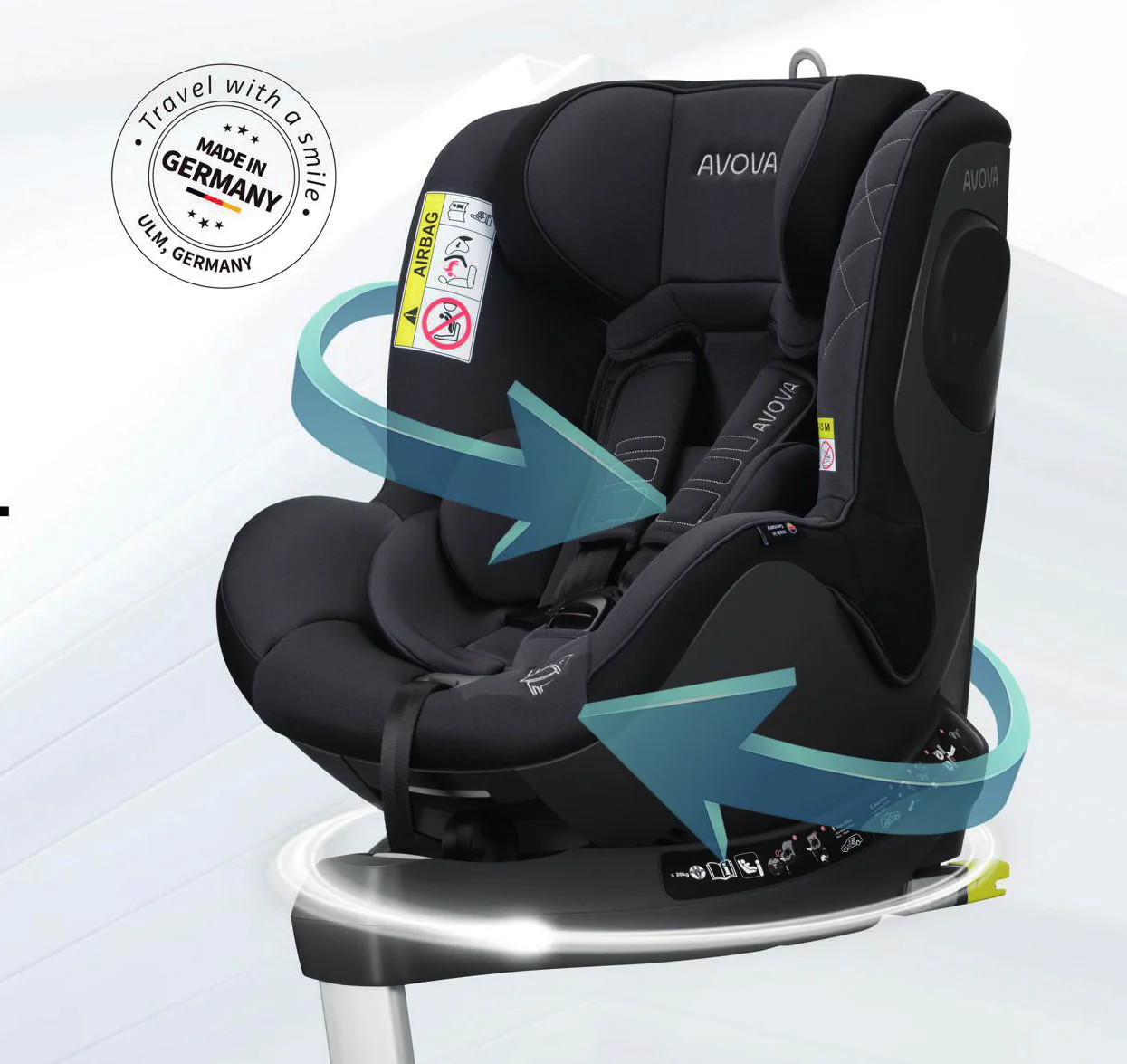 Cadeira Auto Avova SPERBER - FIX  | 40cm - 105cm - Image 6