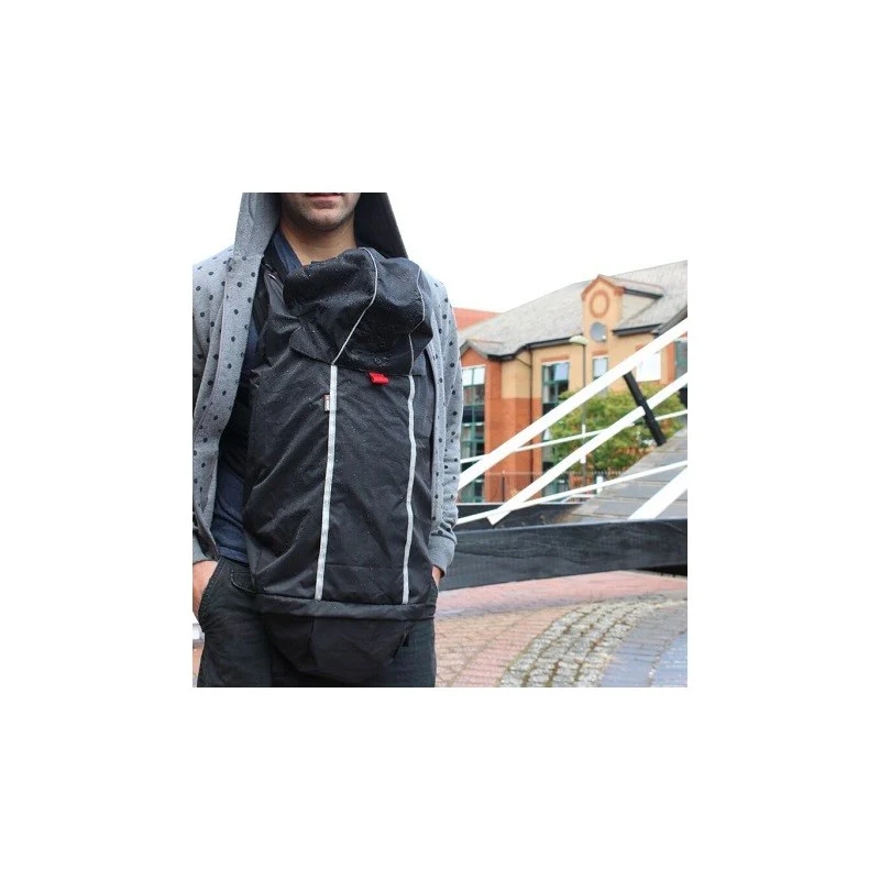 Capa Babywearing Close Impermeável Cocoon Black - Image 6