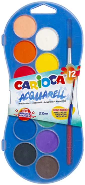 CARIOCA Caixa de Aguarelas com pincel - Image 3