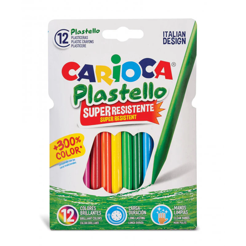 CARIOCA Caixa de lápis de cera Plastello - Image 2