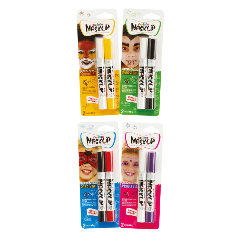 CARIOCA Conjunto de 2 lápis pintura facial - Image 5