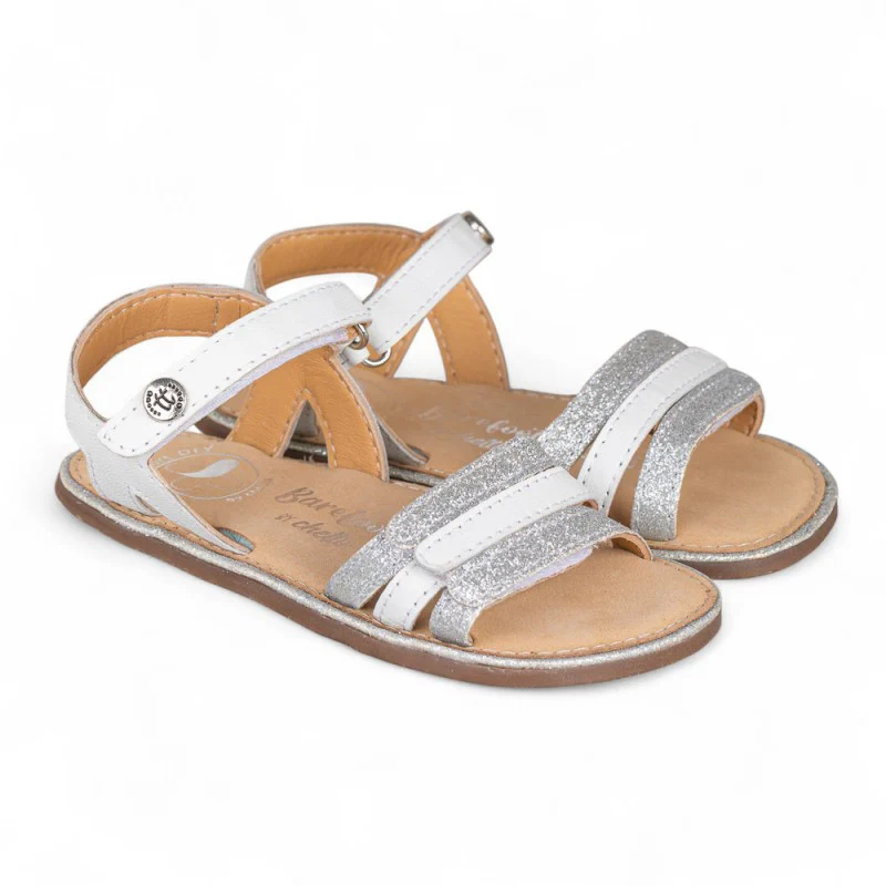 Chetto Barefoot Sandália em pele - Branco - Image 2