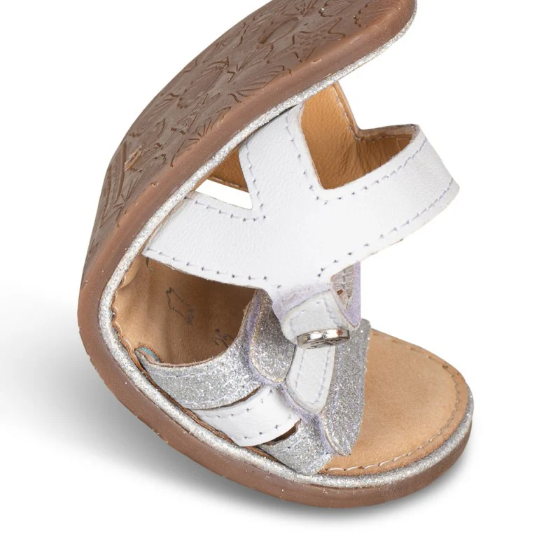 Chetto Barefoot Sandália em pele - Branco - Image 3