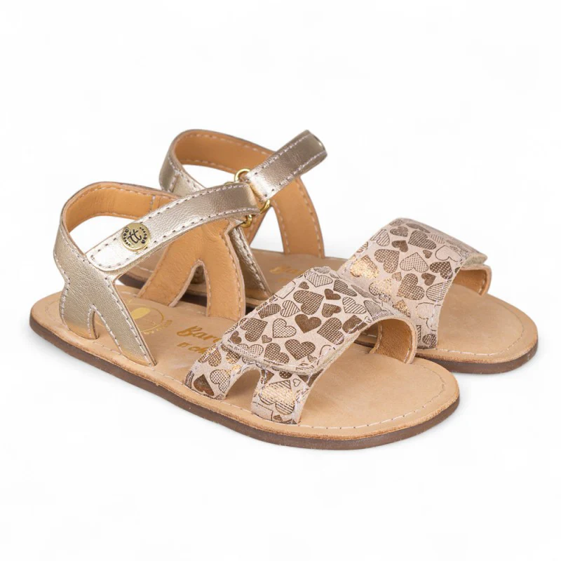 Chetto Barefoot Sandália em pele - Oro - Image 2
