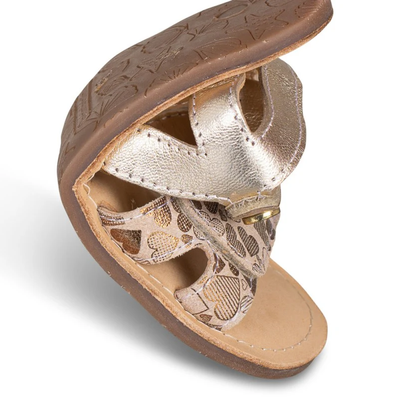 Chetto Barefoot Sandália em pele - Oro - Image 3