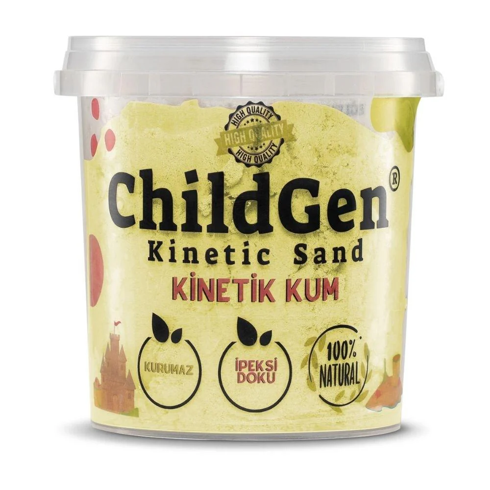 ChildGen Areia Cinética com cores 500gr Amarela