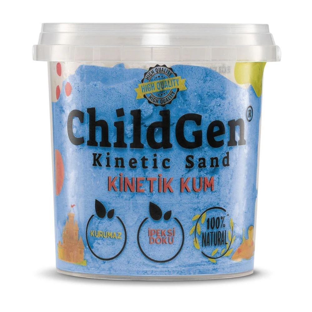 ChildGen Areia Cinética com cores 500gr azul