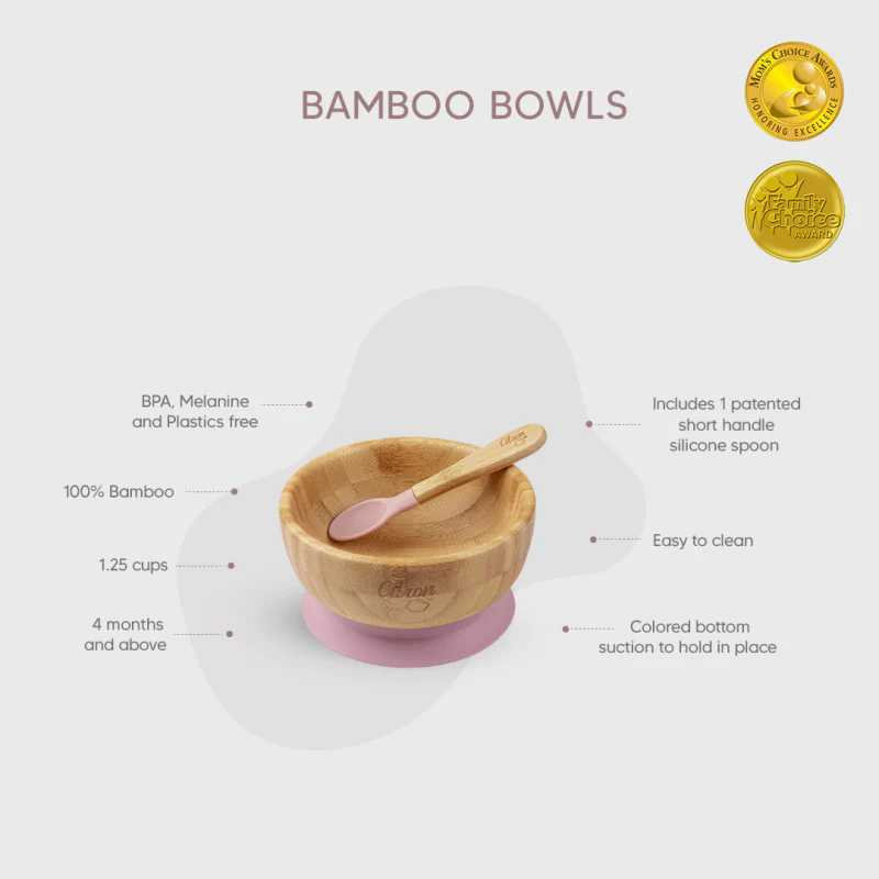 Citron Conjunto de alimentação - taça / Tigela e colher - Image 3