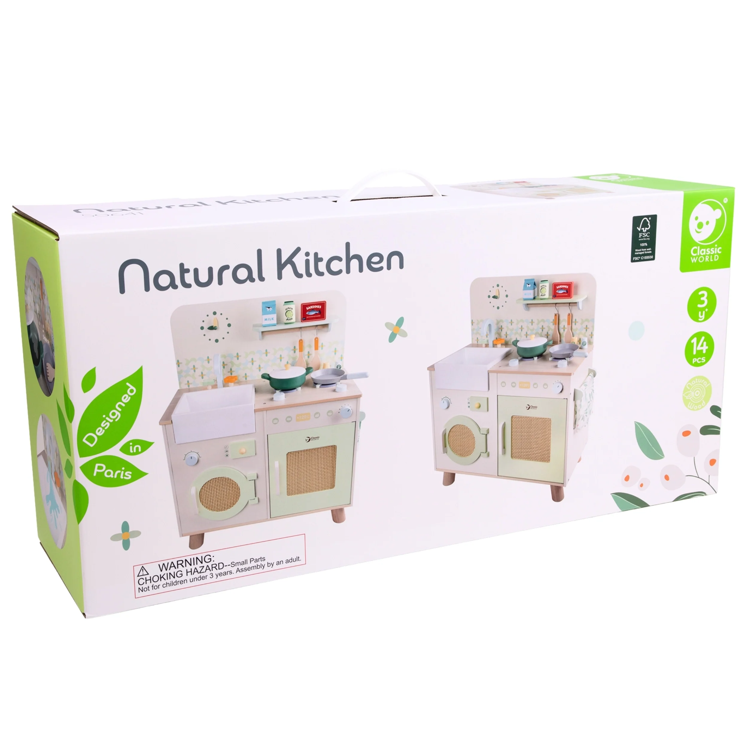 Classic World Natural Kitchen cozinha e acessórios - Image 9
