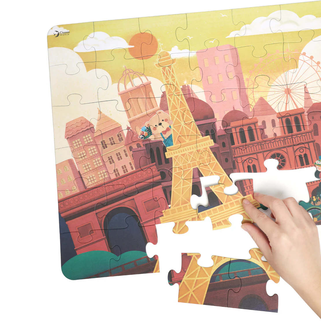 Classic World Puzzle 48 peças "Coco na França" - Image 3