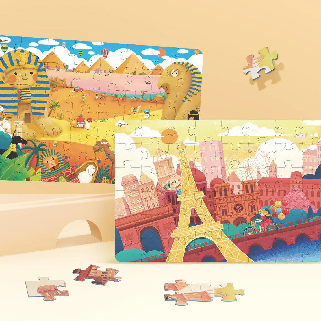 Classic World Puzzle 48 peças "Coco na França" - Image 6