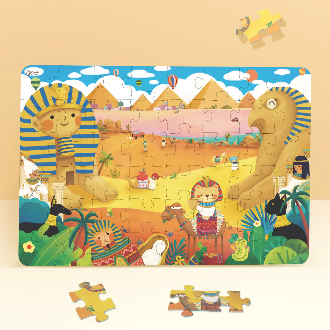 Classic World Puzzle 48 peças "Coco no Egipto" - Image 5