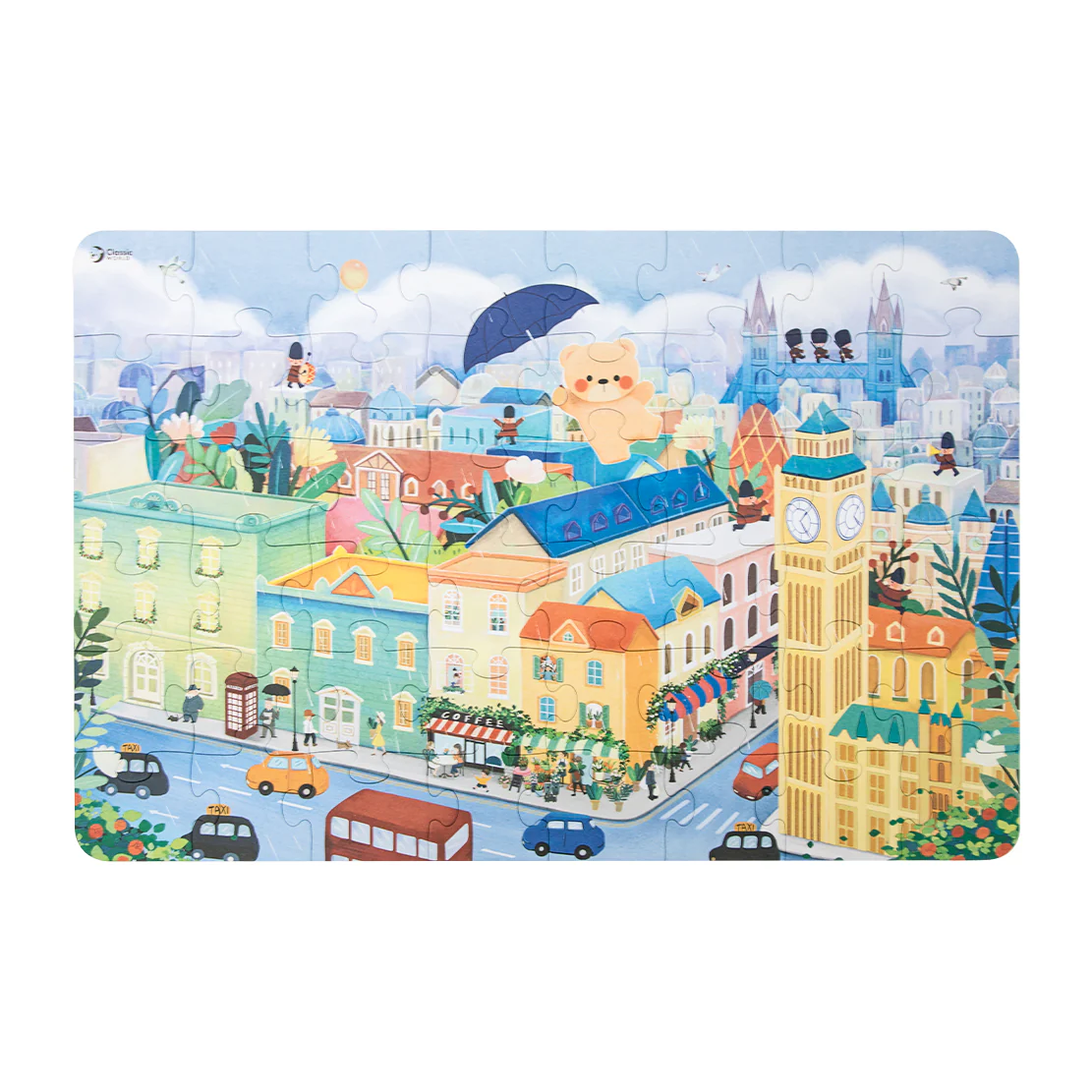 Classic World Puzzle 48 peças "Coco no Reino Unido"