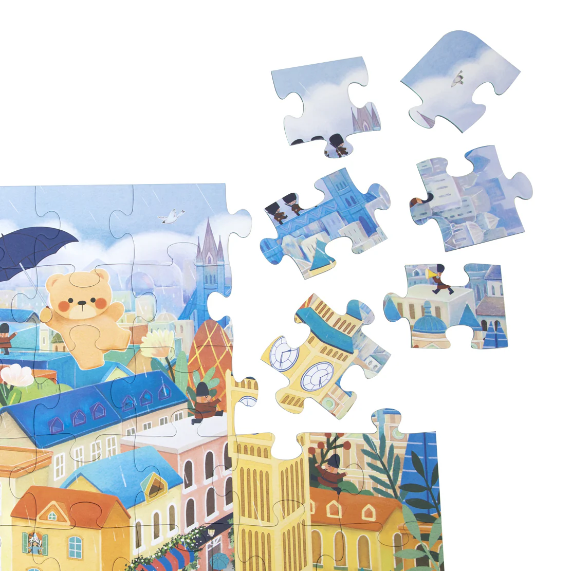 Classic World Puzzle 48 peças "Coco no Reino Unido" - Image 3